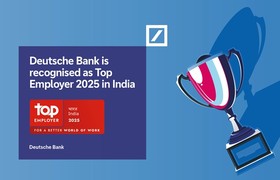 Deutsche Bank officially named a top employer in India